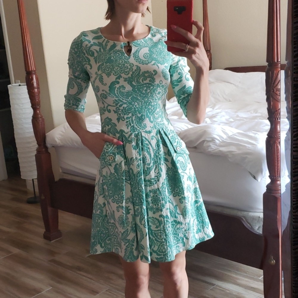 Turquoise dress - Picture 2 of 8